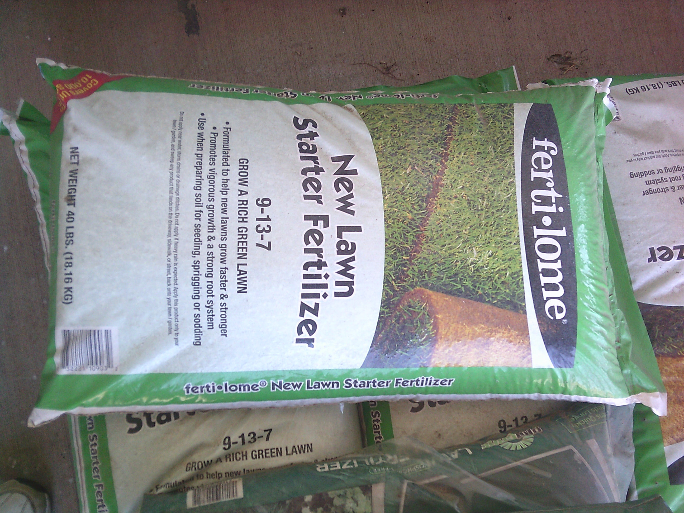 9-13-7 STARTER FERTILIZER 40#