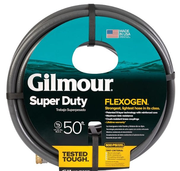 Gilmour Flexogen 5/8 in x 50 ft Garden Hose